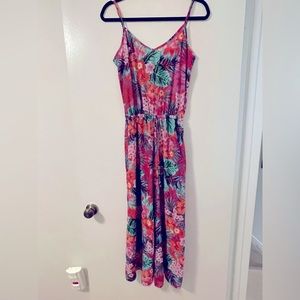 Show Me Your Mumu xs wide-leg jumper in tropical print